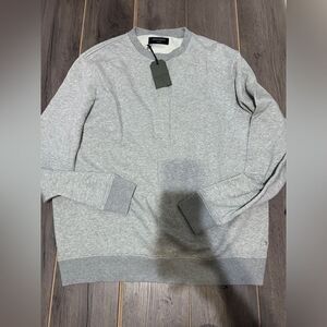 AllSaints Turnes Crew Sweatshirt, Grey Marl